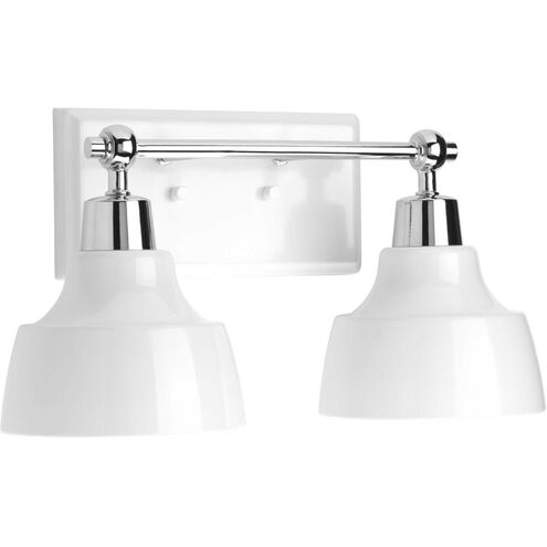 Bramlett 2 Light 15 inch Polished Chrome Bath Vanity Wall Light