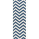 Frontier 96 X 30 inch Navy, Cream Rug