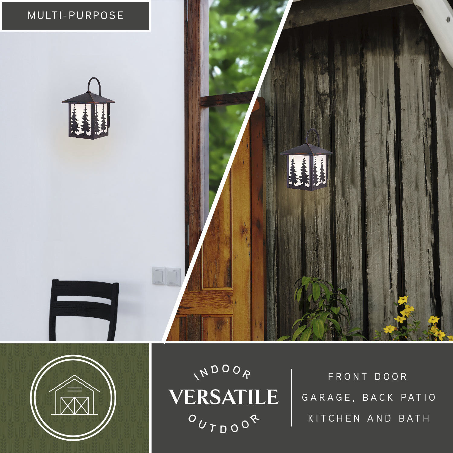 Yosemite LED 12.5 inch Burnished Bronze Outdoor Wall