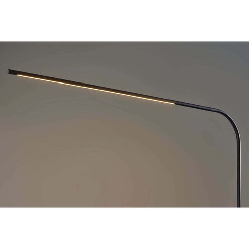 Cullen 74 inch 24.00 watt Black LED Arc Floor Lamp Portable Light, with Smart Switch