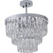 Canada 6 Light 15.75 inch Chrome Chandelier Ceiling Light