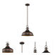 Virginia 1 Light 14.5 inch Oil Rubbed Bronze Pendant Ceiling Light