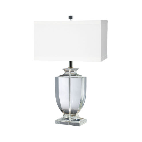 Amadeus 27 inch 150 watt Clear Table Lamp Portable Light