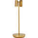 Sean Lavin Doppia 14.6 inch 2.2 watt Natural Brass Outdoor Rechargeable Table Lamp