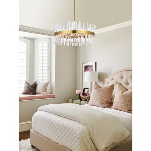 Serephina 14 Light 25 inch Satin Gold Pendant Ceiling Light