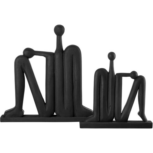 Abstract 24 X 24 inch Figure Sculptures, Set of 2