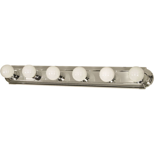 Brentwood 6 Light 36 inch Polished Chrome Vanity Light Wall Light