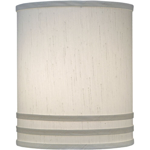 Ellie Global White 10 inch Lampshade, Bell