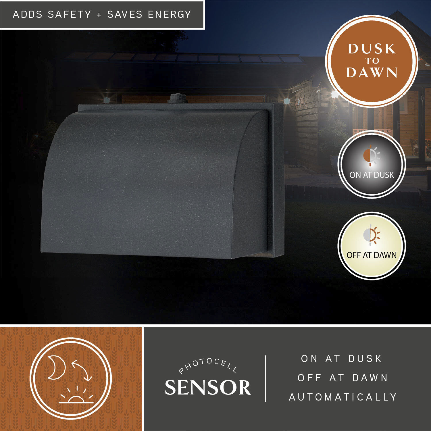 Walsh LED 4.75 inch Dark Bronze Outdoor Wall