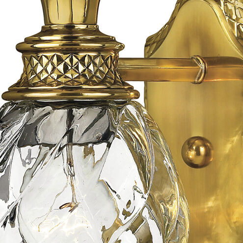 Plantation 1 Light 6.5 inch Burnished Brass Vanity Light Wall Light