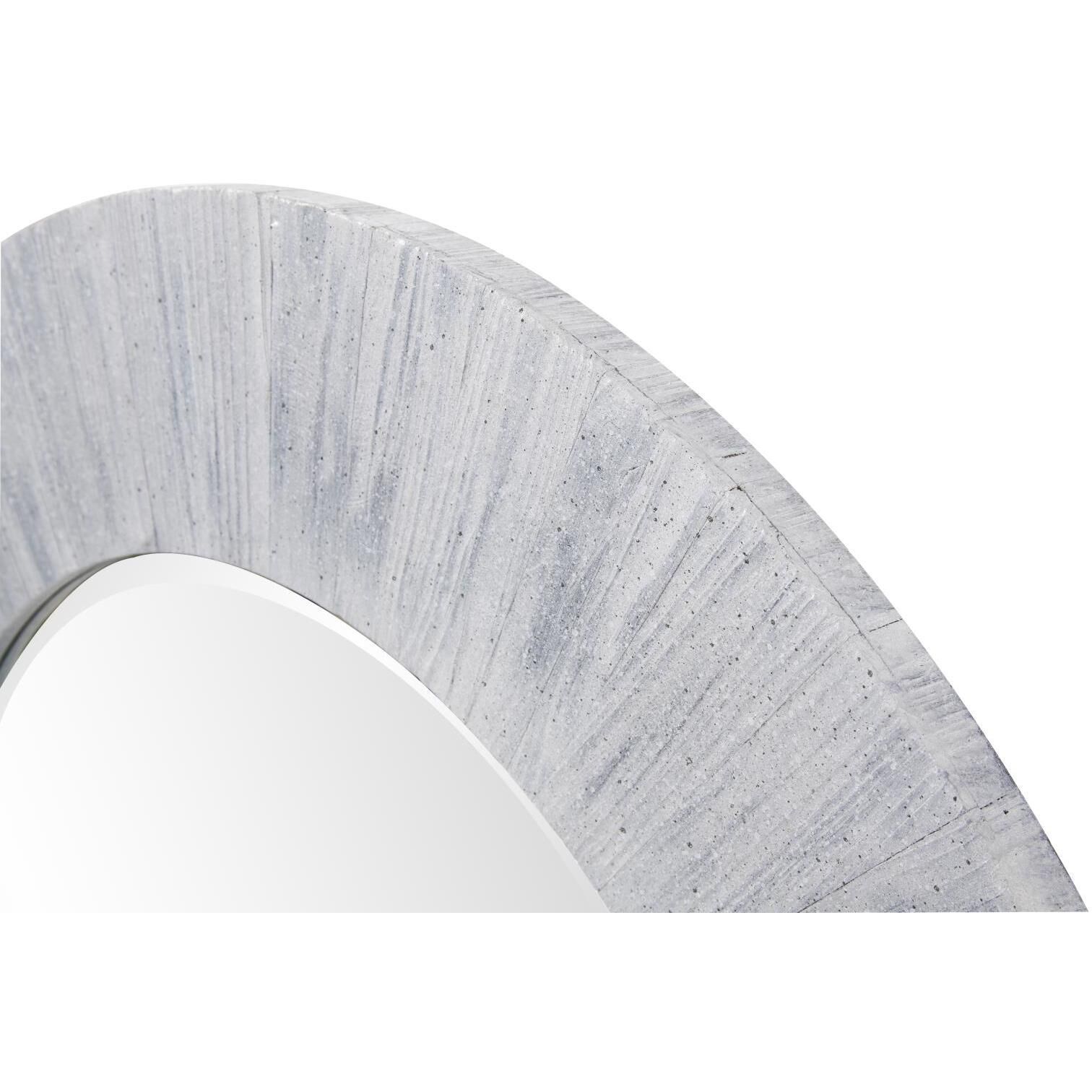 Lyndon 48 X 48 inch Gray and White Mirror