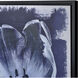 Meru Blue with White and Black Framed Wall Art