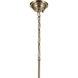 Marsailli 1 Light Champagne Bronze Pendant Ceiling Light, Medium