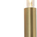Mavisten Edition Carbonia LED 5.25 inch Lacquered Burnished Brass Wall Sconce Wall Light