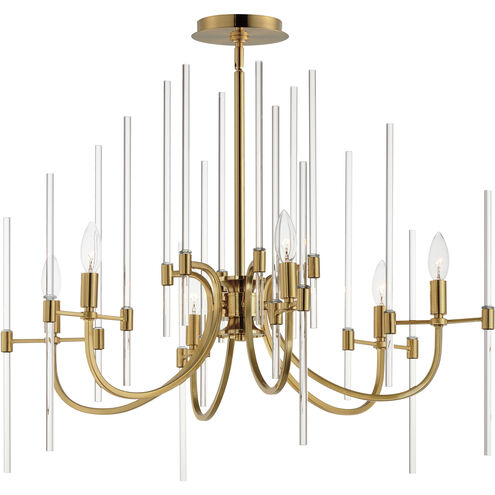 Divine 6 Light 30 inch Heritage Chandelier Ceiling Light