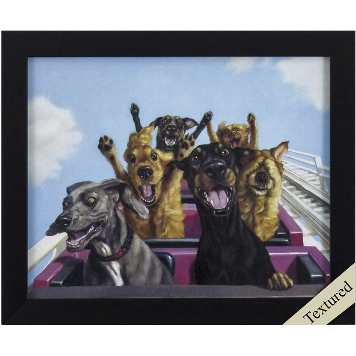 Animals 11 X 9 inch Non-Glass Framed Art, Propac