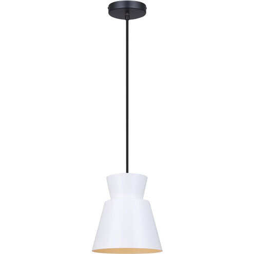 Arbella 1 Light 7.75 inch Black/White Pendant Ceiling Light