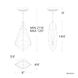 Fazzoletto LED 8 inch Aged Brass Mini Pendant Ceiling Light, Beyond