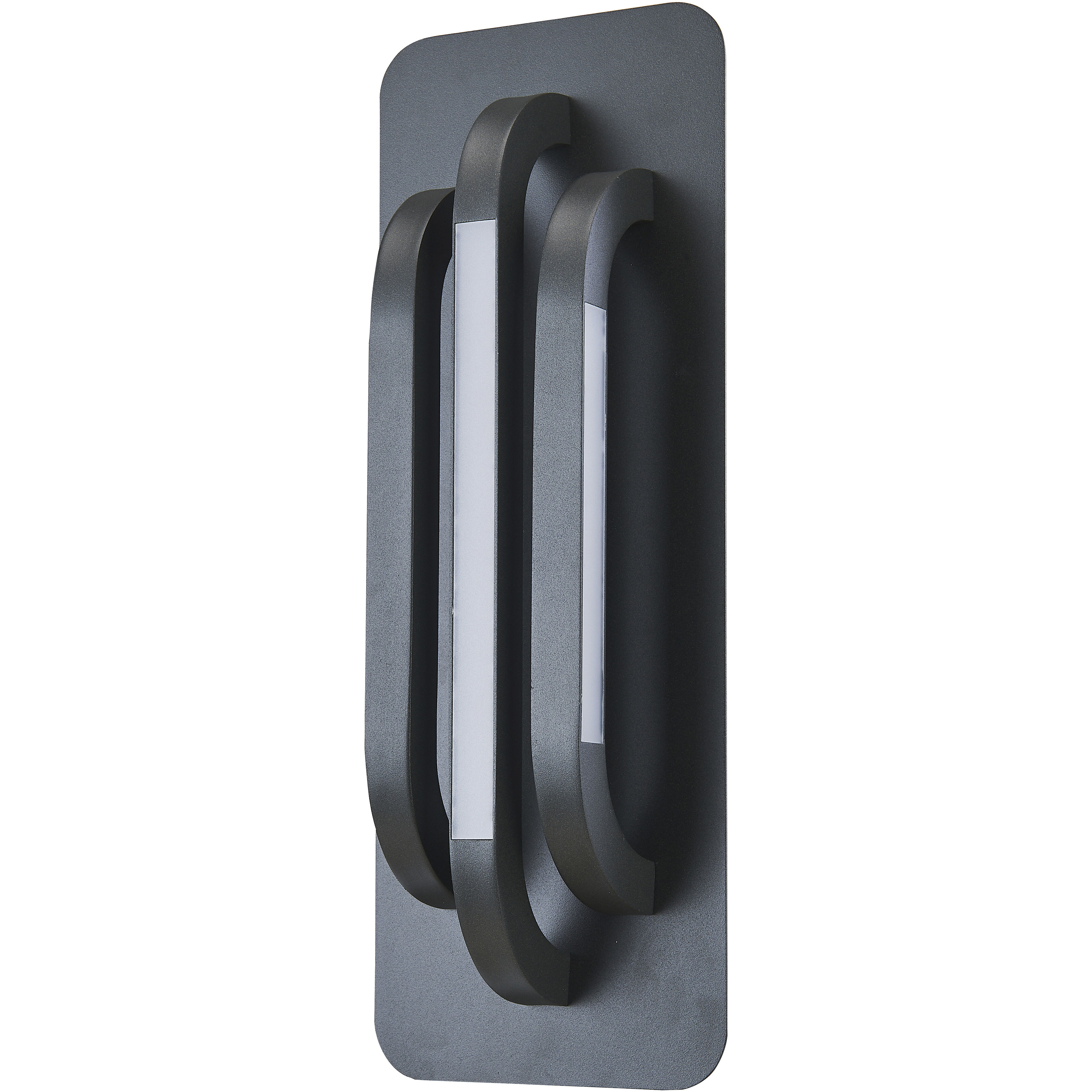 Paton LED 16 inch Matte Black Outdoor Wall Light