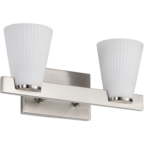 Royale 14.63 inch Brushed Nickel Vanity Wall Light
