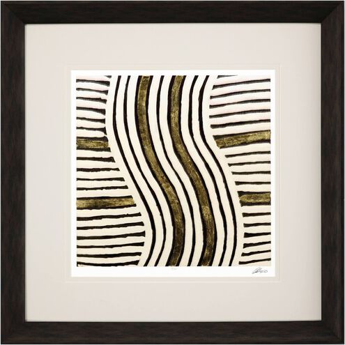 Abstract Collection Brown Framed Art