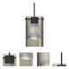 Scope LED Black Cord Pendant Ceiling Light