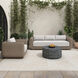 Kiri 35.4 X 35.4 inch Black Outdoor Coffee Table