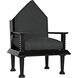 Resurrection Hand-Rubbed Black Occasional Chair