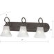 Elipse 3 Light 24 inch Painted Bronze Vanity Light Wall Light
