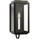 Edgar 1 Light 18.63 inch Textured Black Outdoor Wall Lantern