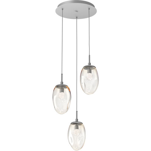 Meteo LED LED Classic Silver Chandelier Ceiling Light, Round Multi-Pendant