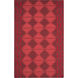 Jewel Tone II 132 X 96 inch Dark Red, Bright Red, Dark Purple, Burgundy Rug