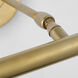 Amber Lewis Emery 12 watt 18 inch Hand-Rubbed Antique Brass Picture Light Wall Light
