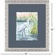 Paragon Blue and Green and White Framed Art
