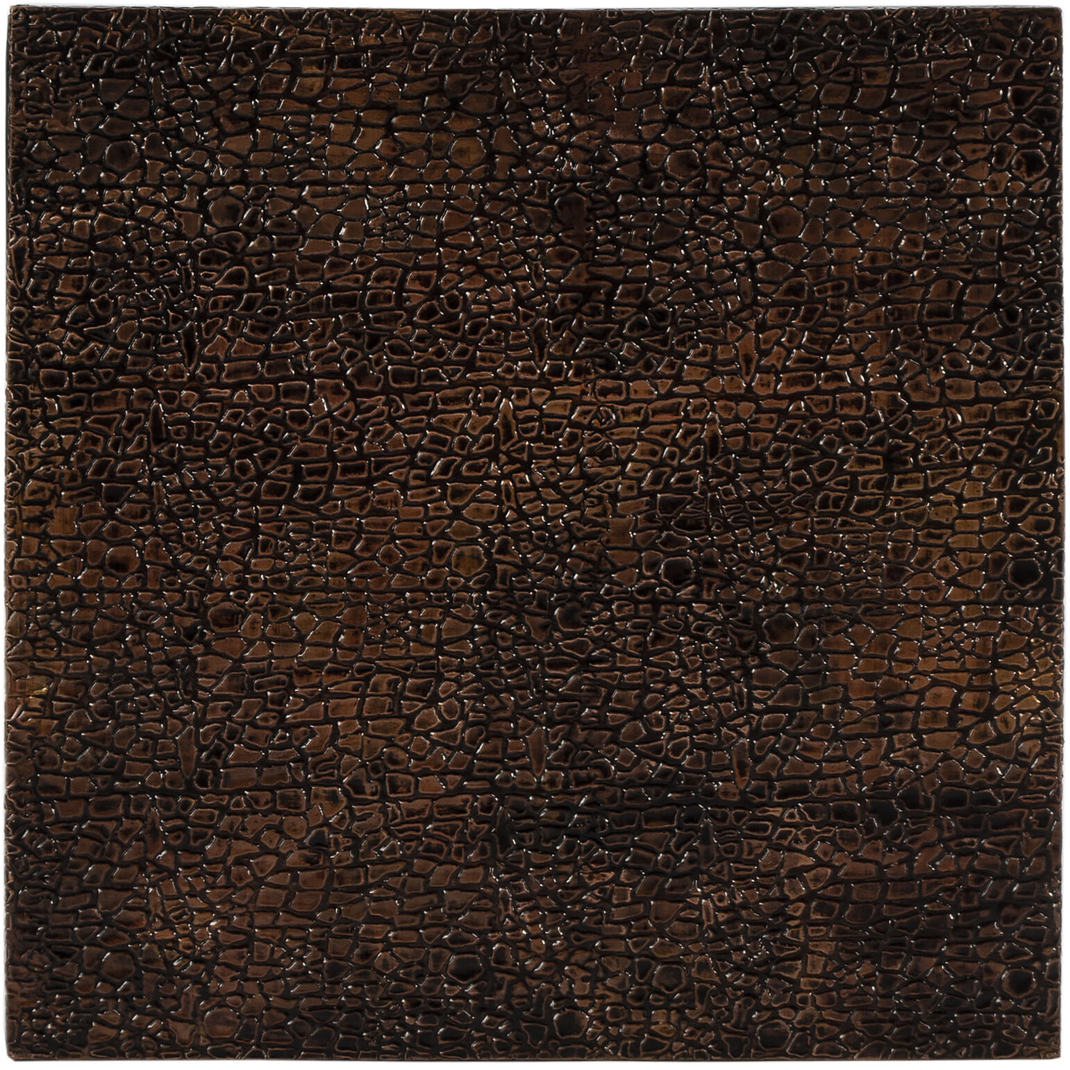 Lacrossa Top Side Table in Bronze