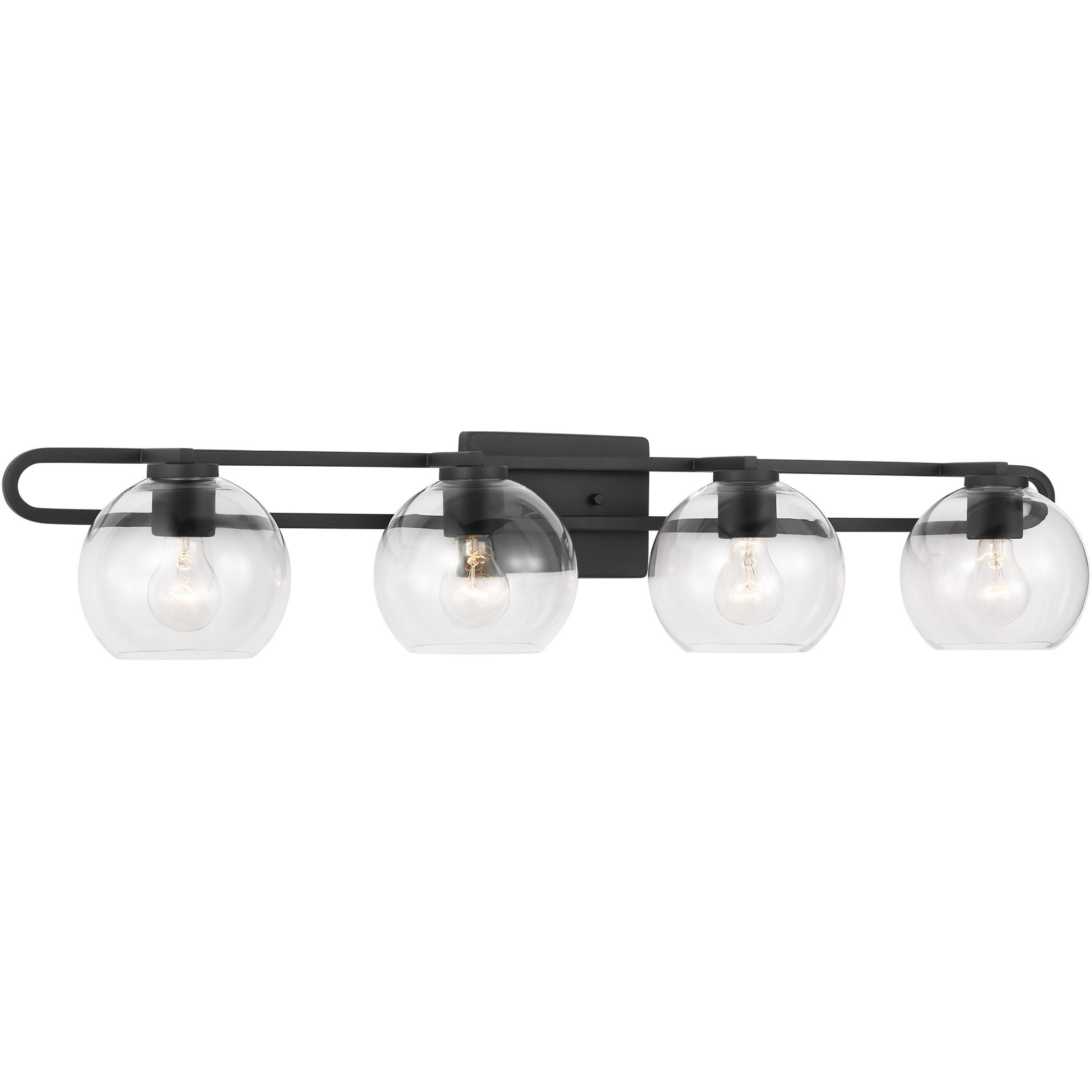 Codyn 4 Light 40 inch Midnight Black Bath Vanity Wall Light