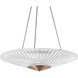 Signature Origami LED 23.8 inch Aged Brass Pendant Ceiling Light, Schonbek Signature