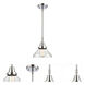 Franklin Restoration Caden 1 Light 8 inch Polished Chrome Mini Pendant Ceiling Light in Clear Glass