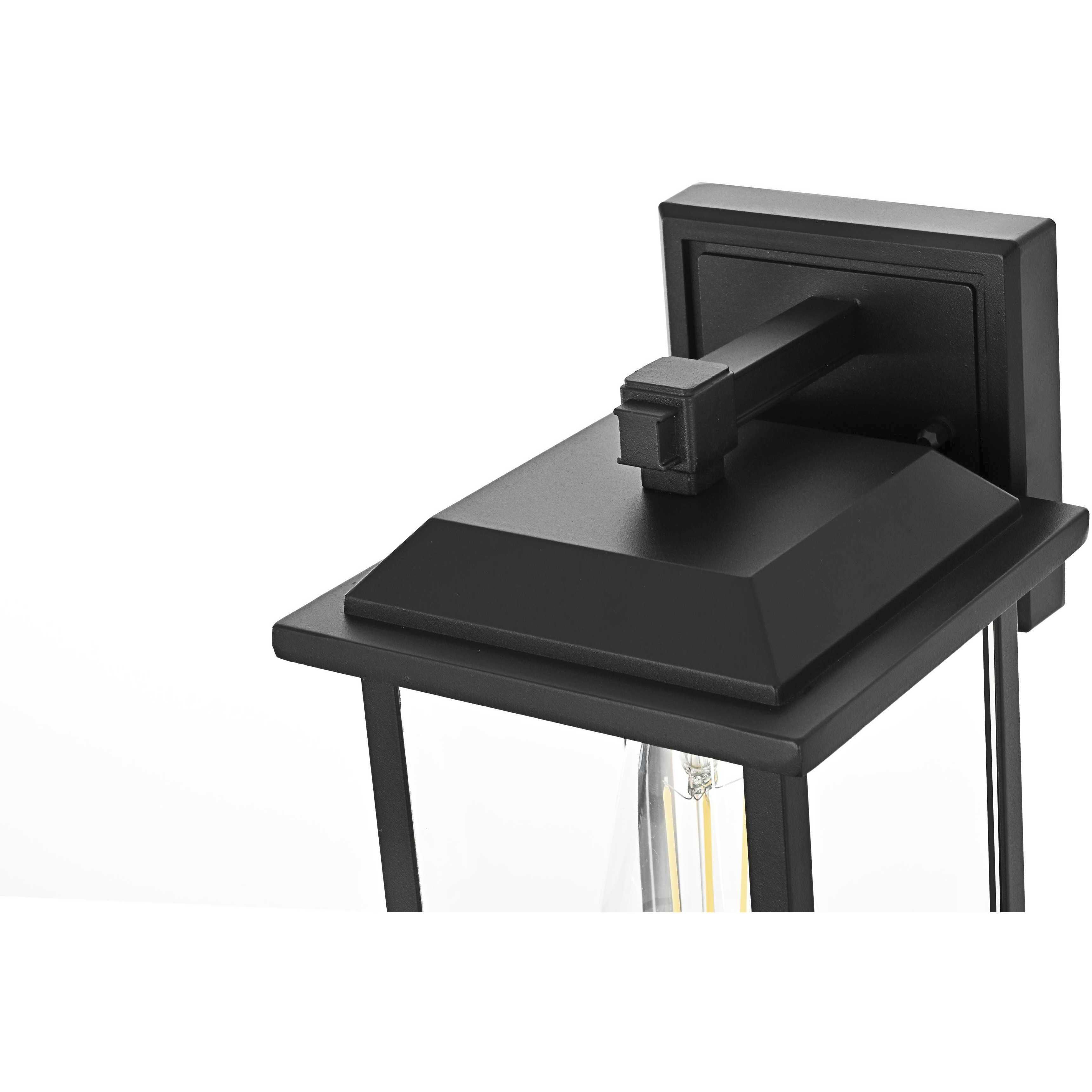 Araceli 1 Light 10 inch Black Outdoor Wall Sconce