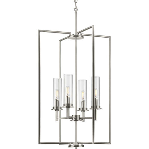 Kellwyn 4 Light 18 inch Brushed Nickel Foyer Pendant Ceiling Light