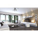 Parsons 5 Light 27 inch Matte Black and Brushed Nickel Semi Flush Mount Ceiling Light