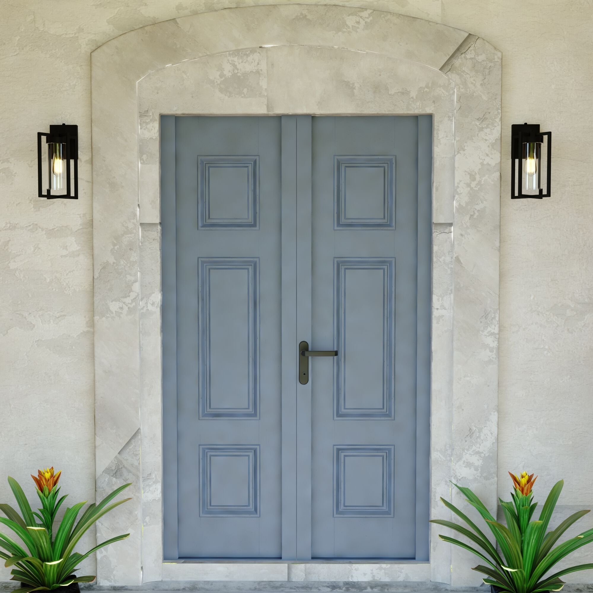 Kilbourne LED 13 inch Textured Black Outdoor Wall