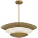 Solara 5 Light 31.5 inch Legacy Brass Pendant Ceiling Light