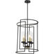 Hillstone 4 Light 18.5 inch Soft Brass And Sand Coal Pendant Ceiling Light