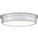 Bentley LED 20 inch Brushed Nickel Flush Mount Ceiling Light