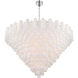 Addis 40 Light 62 inch Polished Chrome Chandelier Ceiling Light