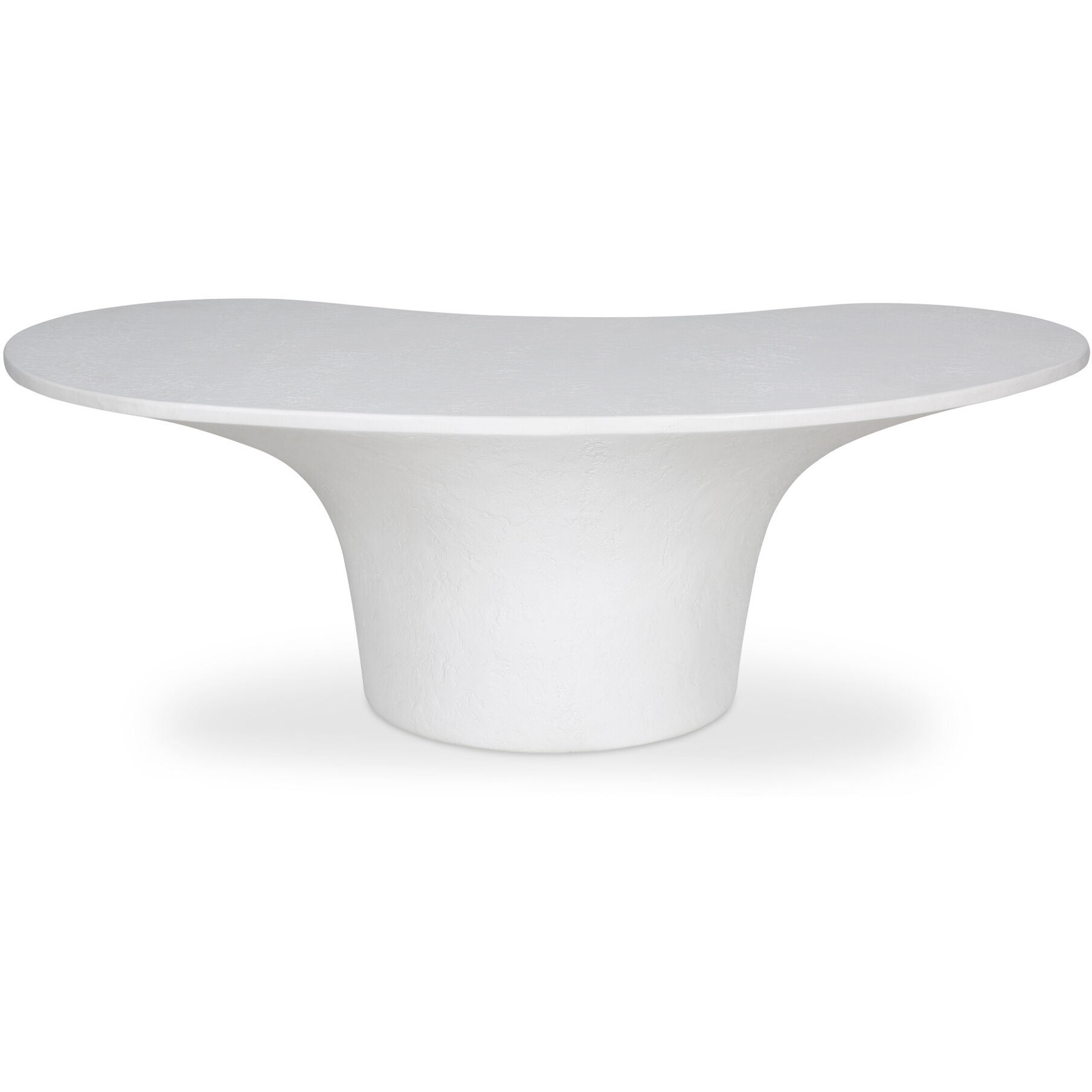 Yumi 47 X 23.6 inch White Outdoor Coffee Table