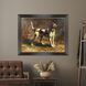 Limier Briquet Hound Brown and Green and White Framed Art