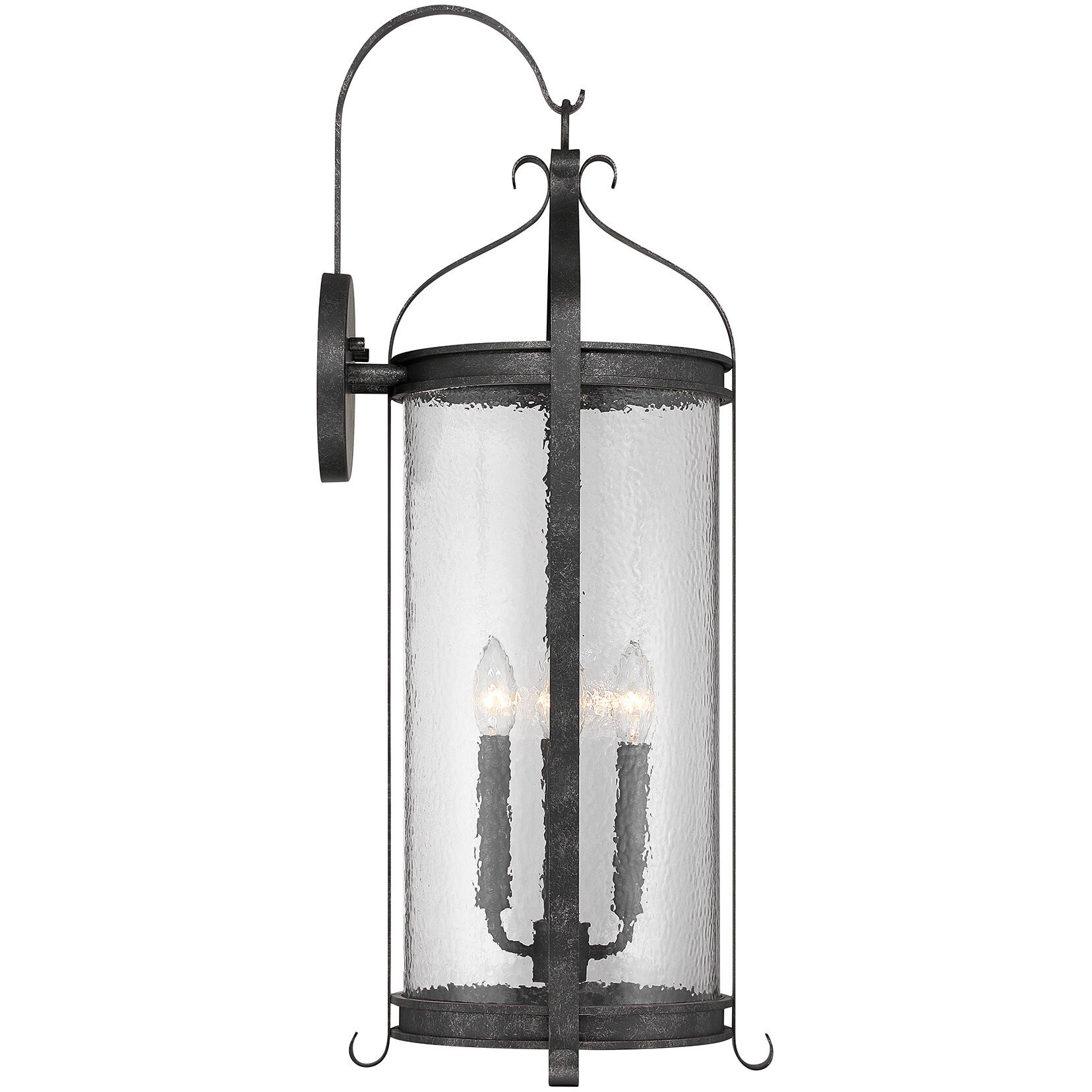Preston 4 Light 30 inch Iron Oxide Outdoor Wall Lantern