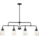 Belton 4 Light 5.38 inch Midnight Black Pendant Ceiling Light